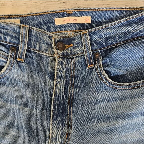 Levi's 70s High Flare Jeans 26 - Picture 6 of 6